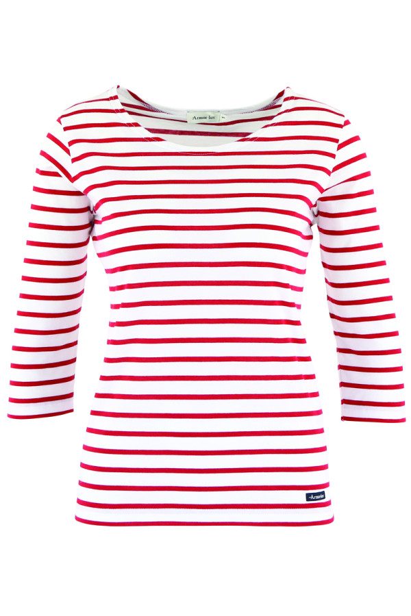 Armor Lux Shirt Im Marine-Stil 3/4 Armeln 6225