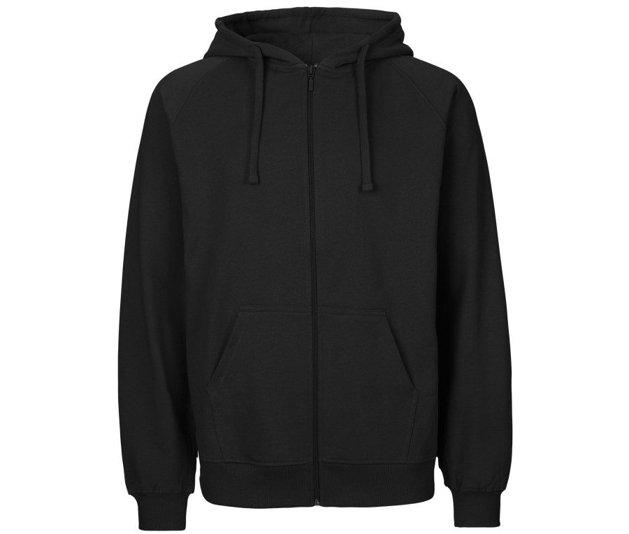 Unisex Tiger Cotton Hoodie With Zip T63301
