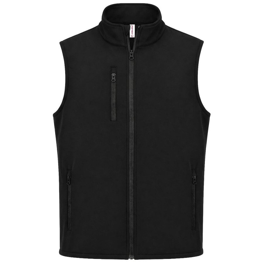 JHK Jt Softshell Vest Jtsoftvest – Black