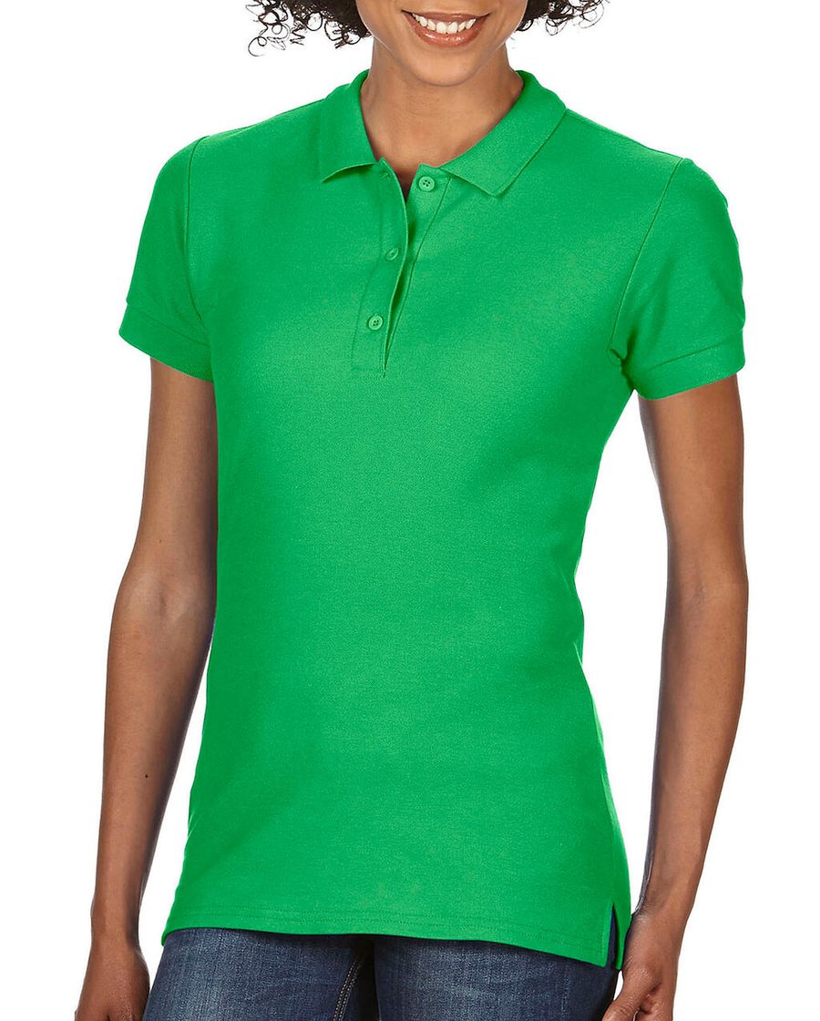 Gildan Premium Cotton Ladies' Double Piqué Polo 85800L