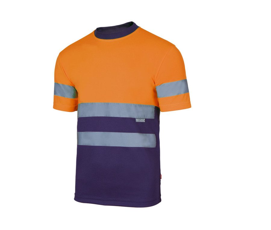 Velilla Two-Tone High Visibility Technical T-Shirt 305506