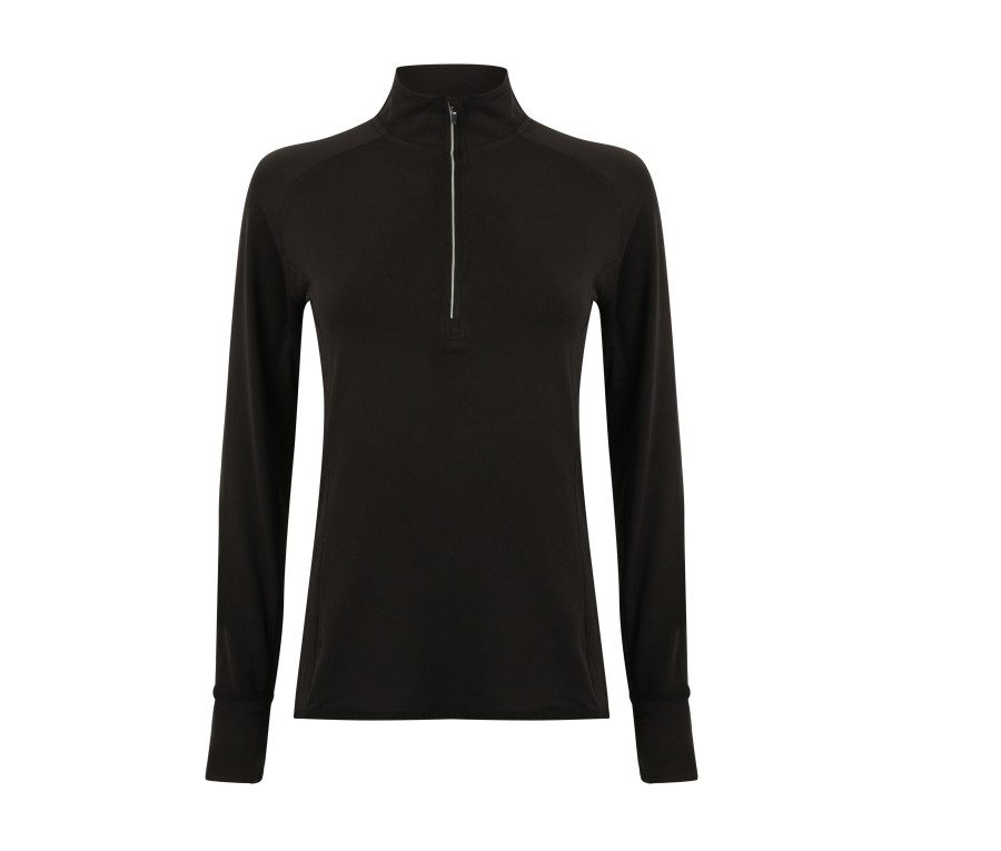 Tombo Ladies' Long Sleeved 1/4 Zip Top TL563